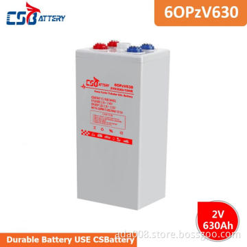 CSBattery 2VOPzV 630Ah Tubular  GEL Battery